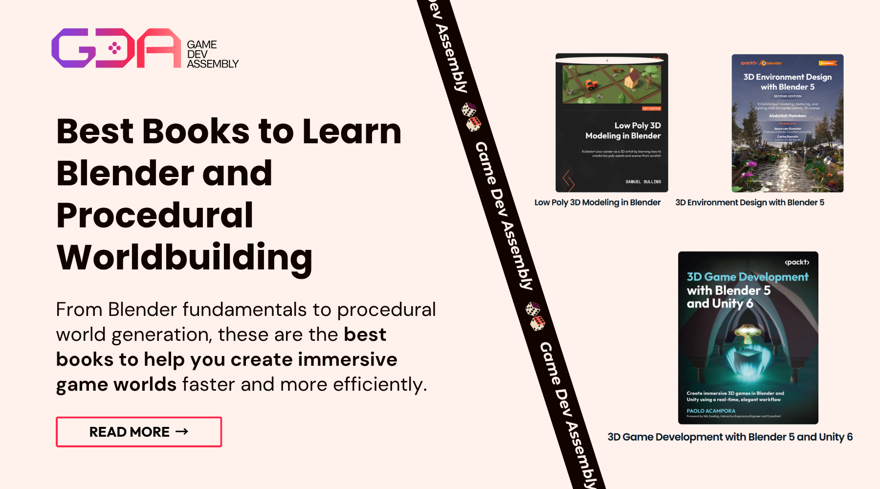 Best Books to Learn Blender and Procedural Worldbuilding